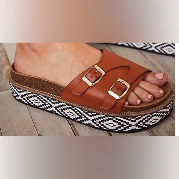 Free People Shoes - FP Collection Caravelle Cork Footbed Sandals